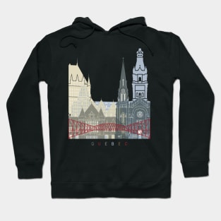 Quebec skyline poster Hoodie